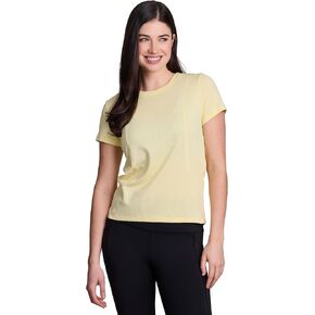 RBX Active Women's Mesh Workout Top Short Sleeve Crewneck Quick Drying Running T-Shirt with Breathable Fabric in Kuwait