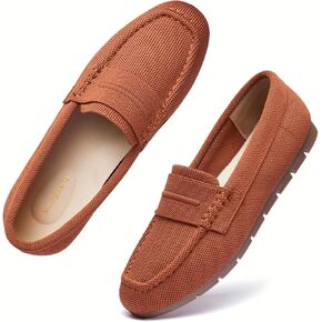 Loafers for Women Comfortable Slip on Work Flats Shoes Womens Dressy Casual Walking Shoes