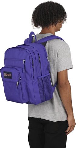 JanSport Laptop Backpack - Computer Bag with 2 Compartments, Ergonomic Shoulder Straps, 15" Laptop Sleeve, Haul Handle - Book Rucksack - Happy Hearts Black in Kuwait