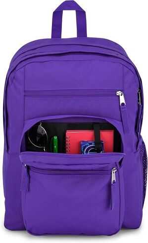 JanSport Laptop Backpack - Computer Bag with 2 Compartments, Ergonomic Shoulder Straps, 15" Laptop Sleeve, Haul Handle - Book Rucksack - Happy Hearts Black in Kuwait