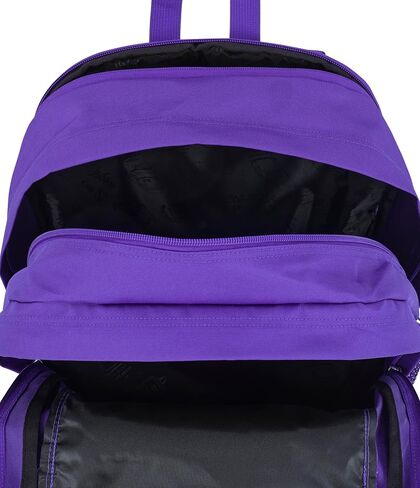JanSport Laptop Backpack - Computer Bag with 2 Compartments, Ergonomic Shoulder Straps, 15" Laptop Sleeve, Haul Handle - Book Rucksack - Happy Hearts Black in Kuwait