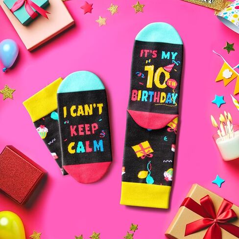 جوارب أفكار هدايا عيد الميلاد السادس من HAPPYPOP - هدايا للفتيات والأولاد بعمر 6 سنوات، هدايا للأطفال بعمر ست سنوات، هدايا للأطفال بعمر 6 سنوات in Kuwait