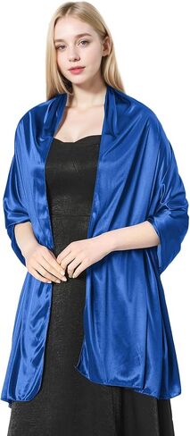MUQU Women Shawls and Wraps for Evening Dresses Wedding Lightweight Sheer Crepe Pashmina Gifts in Saudi Arabia