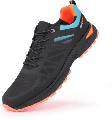 Hawkwell الرجال حجم كبير حجم كبير تريل احذية الجري أحذية رياضية للمشي للرجال أحذية تجريب عادية حجم الولايات المتحدة 13 14 15 16 in Kuwait