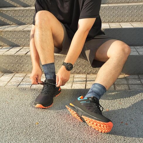 Hawkwell الرجال حجم كبير حجم كبير تريل احذية الجري أحذية رياضية للمشي للرجال أحذية تجريب عادية حجم الولايات المتحدة 13 14 15 16 in Kuwait