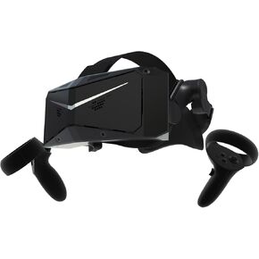 Pimax Crystal Light Prime PCVR Headset - 8K Resolution,QLED Display, Light & Comfortable,High Clarity VR for flight simulator, Compatible with MSFS, iRacing & More, DMAS & Lighthouse Tracking optional