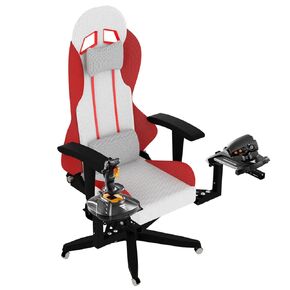 EG STARTS 2 Set Flight Sim Game Joystick Throttle & Hotas Chair Mounts Systems Compatible for Thrustmaster T.16000M FCS, SimTask Farmstick, Hotas Warthog, Logitech X52, X56 Chair Mount