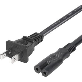 AC Power Cord for Sony PS5 / PS4 / PS4 Slim / PS3 Slim Console, 6Ft Power Cable Replacement