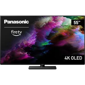 سلسلة Panasonic Z85 (طراز 2024) 55 بوصة OLED 4K Ultra HD Smart Fire TV ، Dolby Vision IQ ، HDR10+ Adaptive ، معدل تحديث 120 هرتز - 55Z85AP