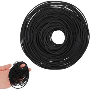 120 PCS Recorder Rubber Belts, 40-135 Mm Cassette Recorder Belts, Repair Maintenance Mix Cassette Tape Machine Rubber Belts, Record Player Belt for DVD LD VCR CD Repeater Drives