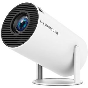 [Electric Focus] Magcubic Mini Projector 4K Support, Portable Projector with WiFi 6 and Bluetooth 5.4, Smart Proyector, 5w Soundbase Speaker, 180 Rotation for Home Theater HY300 Ultra