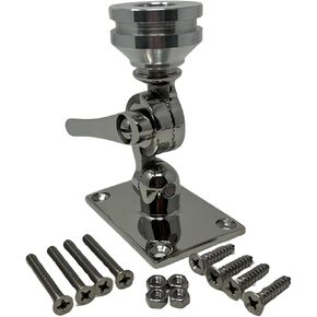 Marine-Grade Heavy-Duty Adjustable Fixed Mount for Starlink Mini Antenna - Flat Dish Base Perfect for Boats, Yachts, Sailboats, and Trawlers (LM-SMINI-HDBRK)
