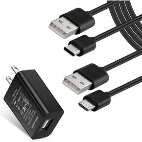 Charger for Kindle Paperwhite, Oasis, Colorsoft, Scribe, Fire Tablet, Replacement Power Adapter with 5ft Charging Cord