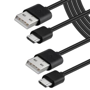Smays 2-Pack Charging Cord for Old Kindle, Paperwhite, Oasis, Fire Tablet (2019 Version and Older), Replacement Charger Cable