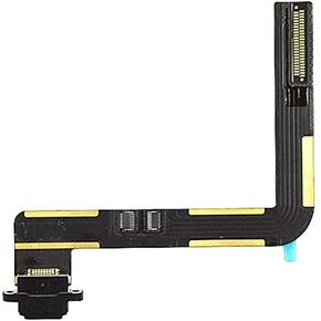 Dock Connector Compatible with iPad Air A1474 A1475 | iPad 5 5th Gen 9.7 inch 2017 A1822 A1823 | iPad 6 6th Gen 2018 A1893 A1954 Charging Port Replacement Flex Cable(Black)