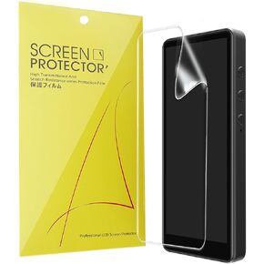 Compatible for Solo3 Mp3 Player Screen Protector, [6 Pack] Full Coverage TPU Clear Film Compatible for 24Six Solo3 Mp3 Player (6 Pack)