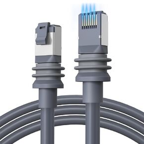 Starlink Gen 3 Cable High-Speed Weatherproof Starlink Standard Actuated Generation 3 Replacement Cord for SpaceX Star Link V3 Dish, Grey(6.5FT)