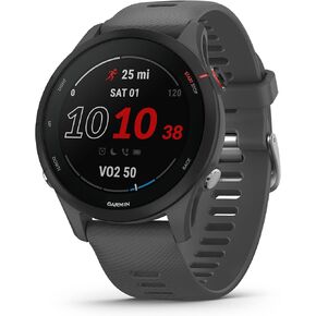 Garmin Forerunner® 255, GPS Running Smartwatch, Advanced Insights, Long-Lasting Battery, Slate Gray (Renewed)