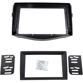 9 Inches + Double Din Radio Dash Trim Kit for Toyota RAV4 2001-2019 Stereo Installation Mount Bezel (2001-2005)