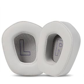 JHK Headphone Replacement Ear Pads for G733 Gaming Headset, Ear Pads with Comfort Noise Isolation Foam Ice Silk Fabric Elevate Added Thickness (Gray)