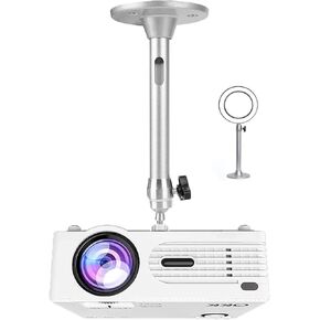 2-Be-Best Universal Mini Projector Mount Ceiling Mount with 360 Rotation and 180 Tilt for Home Theater, Office, Camera, LED Light