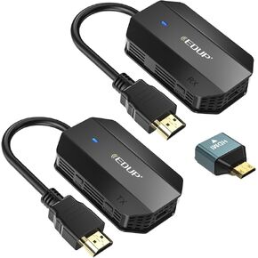 EDUP Wireless HDMI Transmitter and Receiver, Long Range Wireless Transmission 165FTs,HDMI Extender Kit 1080P, Plug and Play for Streaming Video/Audio for Laptop/Camera/Phone to Monitor/Projector/HDTV