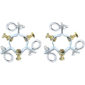 EZ 43-A Adjustable Mount Down Guy Ring for Up to 2-1/4" Heavy Duty Antenna Masts - 2 Pack