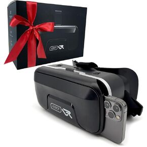 سماعات الرأس VR للهاتف - محسّن لمحتوى VR - لأجهزة iPhone و Android & Windows - تناسب 5.5 "-7.2" - سهل المناسبة - عدسة راتنجات عالية البال ملم - IPD القابلة للتعديل والتركيز الثابت