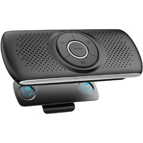 AGPTEK Car Speaker with Bluetooth 5.0, Hands Free Car Phone Kit for Calls, GPS & Music with TF Card Slot, Motion Auto On, Siri Google Assistant Support Wireless Car Visor Clip Speakerphone