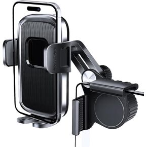 Phone Mount for Tesla Model 3 (2024-2017)/ Model Y (2024-2020) Accessories, 360° Rotatable, Non-Adhesive, Universal Phone Holder for Tesla Screen, Compatible with iPhone Series, 4-7.2 Inches All Phone
