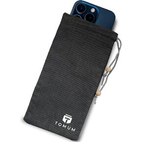 EMF Shield Sleeve for Cell Phone - EMF Protection Smartphone Pouch - Anti EMP Bag - Signal Blocking Case for Radiation EMF EMP 5G RFID Black