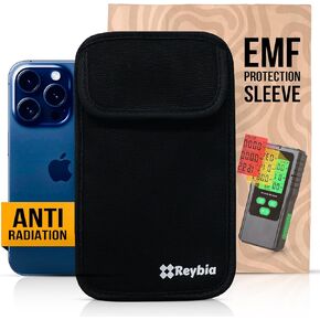 EMF Shield Sleeve for Cell Phone Radiation Blocker for Cell Phone EMF Bag - Anti Radiation Cell Phone Case - EMF Phone Protection Pouch - Signal Blocker RFID 5G EMP Radiation Blocking Cell Phone Case
