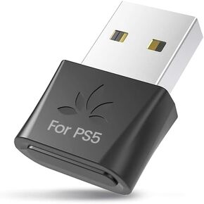 Avantree DG80-Gaming (2025 New) - USB Bluetooth 5.3 Adapter for PS5 & Gaming Consoles with Low Latency & aptX-Adaptive, Wireless Audio Dongle Transmitter for Headphones & Earbuds