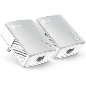 TP-Link AV600 Powerline Ethernet Adapter - Plug&Play, Power Saving, Nano Powerline Adapter, Expand Home Network with Stable Connections (TL-PA4010 KIT)