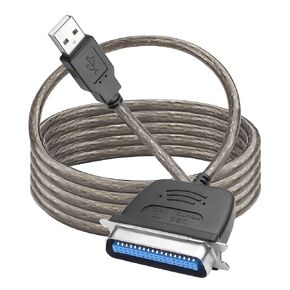 MEIRIYFA USB 2.0 to Parallel IEEE 1284 CN36 Printer Adapter Cable, USB to CN36 Parallel Printer Cable for Old Printer, Centronics Parallel Converter (1.5M)