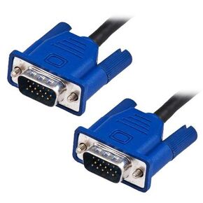 HD15 Male to Male VGA Video Cable for TV Computer Monitor (5Ft, Blue Connector)