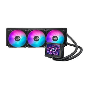 ASUS ROG RYUYJIN III 360 ARGB Extreme All-in-one AIO CPU Liquid Cooler, AMD Ryzen 9000 & Intel Core Ultra Ready, Asetek Gen8 V2 Pump; high Airflow & Static Pressure Magnetic Fans