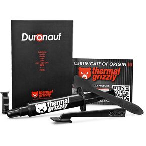 Thermal Grizzly - Duronaut - 6 Gram - Enhanced Durability & High Performance Thermal Paste - for Maximum Thermal Conductivity While Overclocking CPU/GPU/PS4/PS5/Xbox