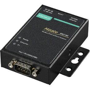 Moxa MGate MB3180: 1 Port RS-232/422/485 Modbus TCP to Serial Communication Gateway