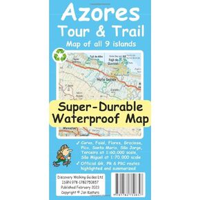 Azores Tour & Trail Super-Durable Map (2nd edition)