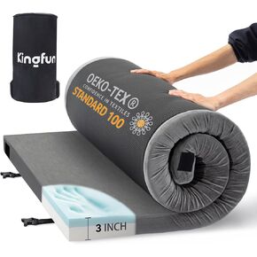 Sleeping Pad for Adults, Comfortable Thick Floor Sleeping Mats for Car Truck Tent with Removable Travel Bag