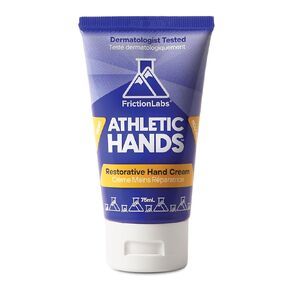 Friction Labs Athletic Hands - Daily Restorative Hand Cream for Active & Dry Skin - Derm Tested Non-Greasy Shea Butter Improves Elasticity & Resilience - Hand Salve for Athletes - Eucalyptus Scent