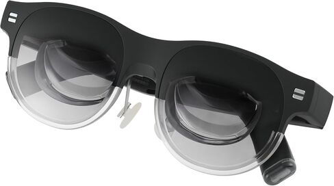 ASUS AirVision M1 Smart AR Glasses - 100" Micro-OLED Wearable Display, 1100 nits, Multi-Screen, Speakers, USB-C, Magnetic Shade, Designed for ROG Ally/Steam Deck/PC/iPhone 16/15/Android/Mac/Tablet in Saudi Arabia