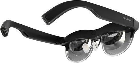 ASUS AirVision M1 Smart AR Glasses - 100" Micro-OLED Wearable Display, 1100 nits, Multi-Screen, Speakers, USB-C, Magnetic Shade, Designed for ROG Ally/Steam Deck/PC/iPhone 16/15/Android/Mac/Tablet in Saudi Arabia