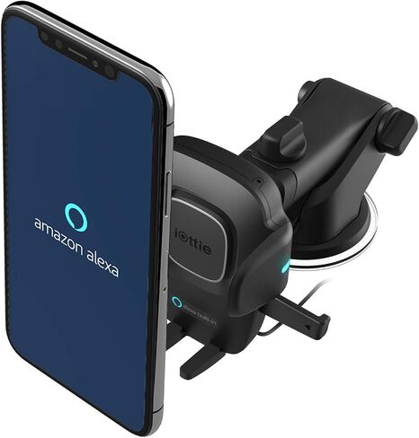 Iottie Easy One Touch Connect - Gen 1 - Car Mount Phone حامل مع Alexa مدمج لأجهزة Android in Kuwait