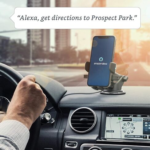 Iottie Easy One Touch Connect - Gen 1 - Car Mount Phone حامل مع Alexa مدمج لأجهزة Android in Kuwait