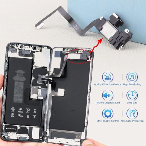 مكبر صوت ywlrong سماعة الأذن لـ iPhone 11 Ear Speaker استبدال iPhone 11 SPEAKER PRESSION CONSTION COMPLEATION SENSIT in Saudi Arabia