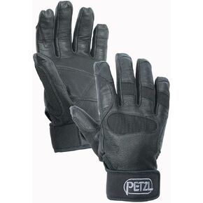 Petzl CORDEX PLUS Gloves - Lightweight, Breathable Leather Belay Gloves for Climbing and Rappelling