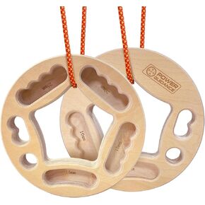 POWER GUIDANCE Hangboard Fingerboard Climbing Grip Strength Training Indoor and Outdoor Double-Sided Non-Slip Portable