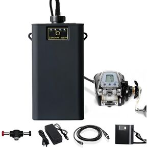 Mini 14.8v 10000mah Electric Reel Battery,Aluminum Alloy Rustproof,Compatible with Daiwa Shimano in Kuwait